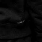 SOPHNET. Men's Cotton Cashmere Crew Sweatshirt in Black