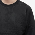ByBorre Men's Weightmap Crew Knit in Black Multi-Colour