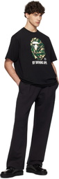 BAPE Black Garment Dye Oversized Fit Sweatpants