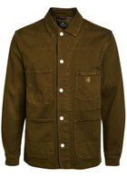 PS Paul Smith Chore Stretch-cotton Overshirt Green