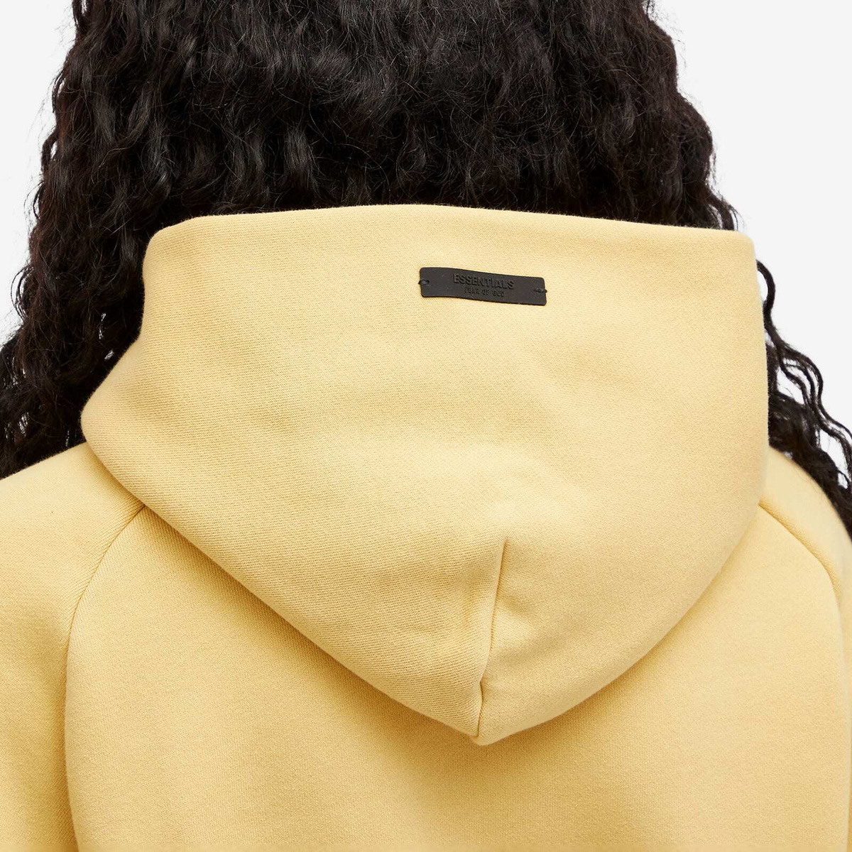 Fear of God ESSENTIALS Women's Fleece Cropped Hoodie in