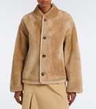 Yves Salomon Reversible shearling-trimmed leather jacket