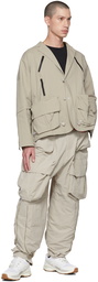 Archival Reinvent Gray Switchable Cover Cargo Pants