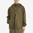 Taion Men's Military Zip Reversible Parka Jacket in Black