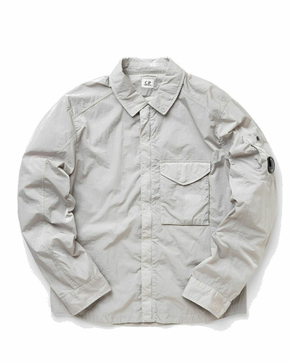 Photo: C.P. Company Chrome R Overshirt Grey - Mens - Overshirts