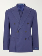 Polo Ralph Lauren - Double-Breasted Linen Suit Jacket - Blue