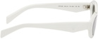 Prada Eyewear White Symbole Sunglasses