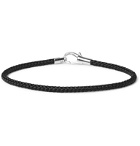 Miansai - Knox Sterling Silver and Cord Bracelet - Black