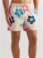 OAS - Daisy Straight-Leg Short-Length Floral-Print Swim Shorts - Multi