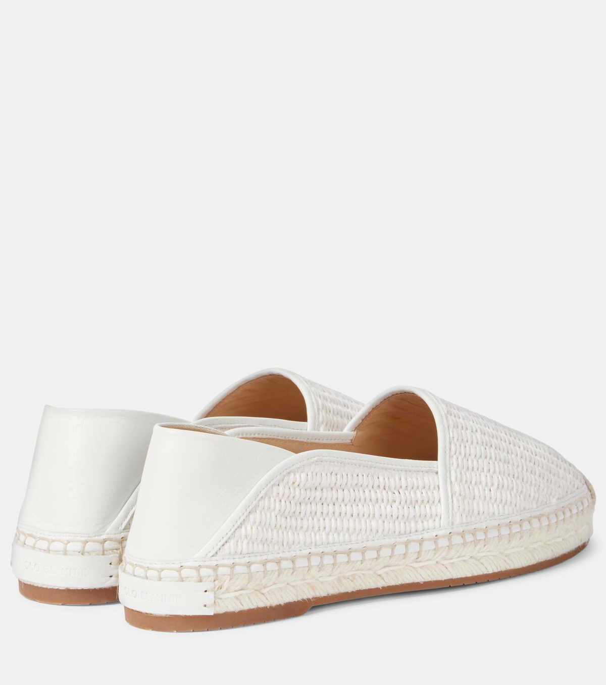 Manolo Blahnik Espadra raffia espadrilles
