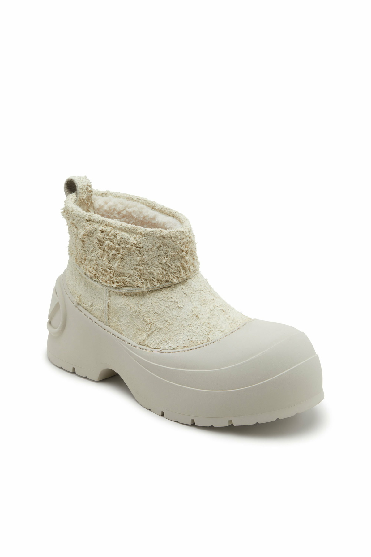 Diesel Chunky ankle boot with lug sole - Boots Mens in White