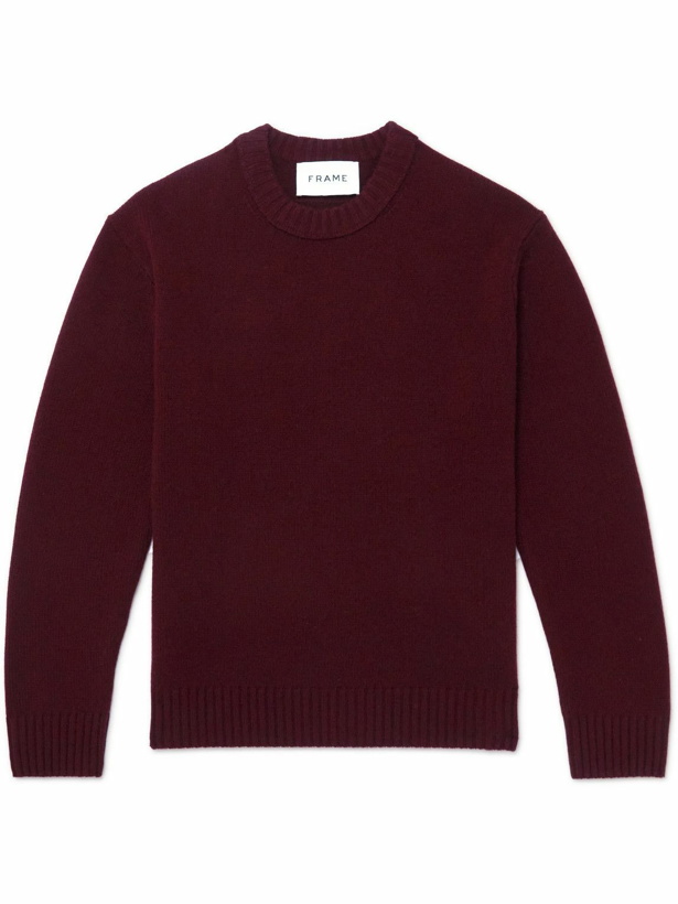 Photo: FRAME - Cashmere Sweater - Red