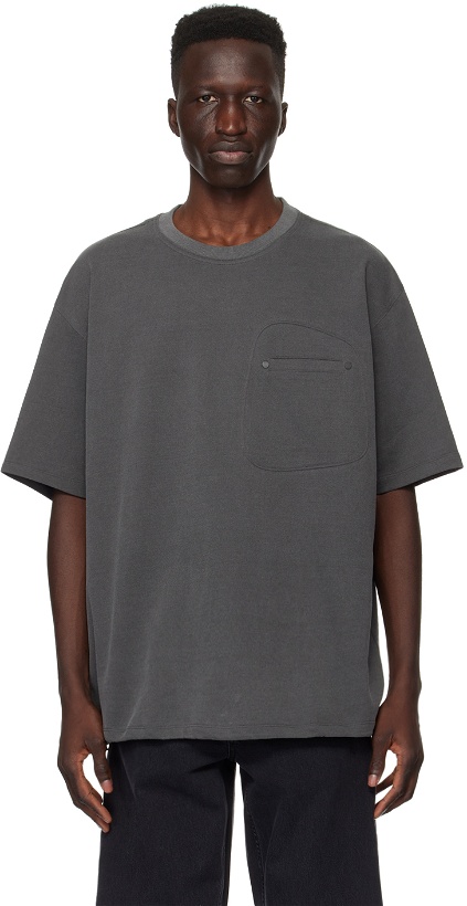 Photo: Solid Homme Gray Pocket T-Shirt