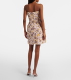 Costarellos Sirra embellished corset dress