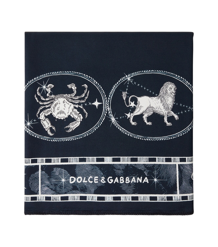 Photo: Dolce&Gabbana Casa Zodiaco silk and wool blanket