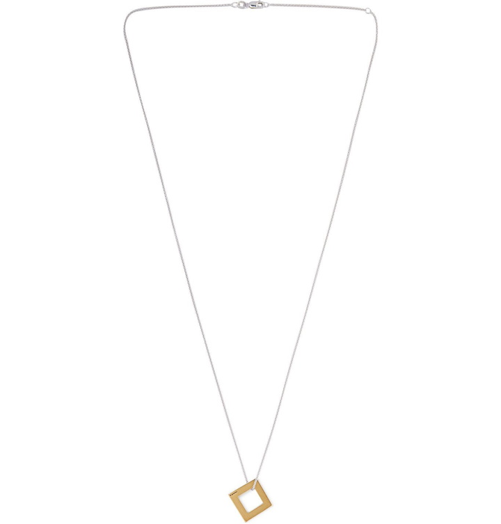 Photo: Le Gramme - 18-Karat Gold and Sterling Silver Necklace - Gold
