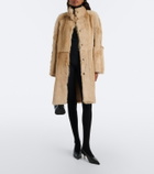Nour Hammour Blaise shearling coat