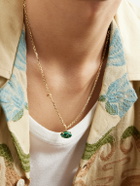Sydney Evan - Evil Eye Gold Malachite Necklace