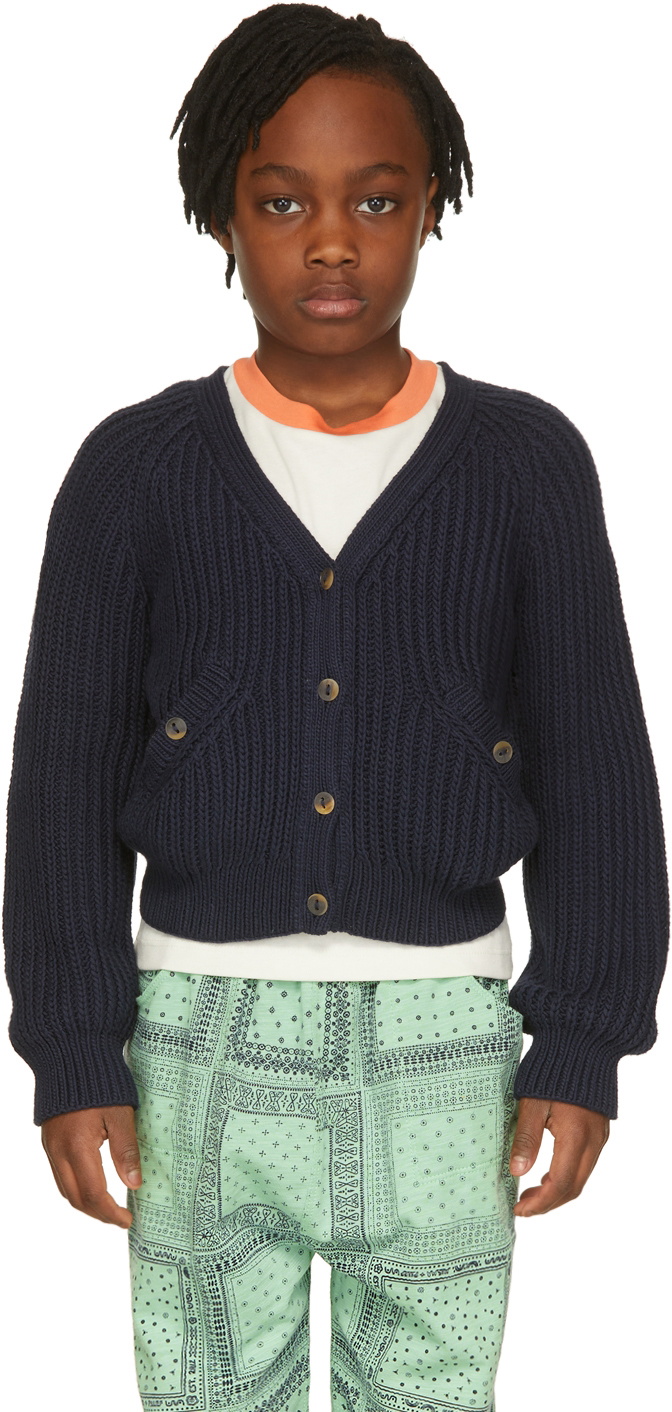 Kids navy outlet cardigan