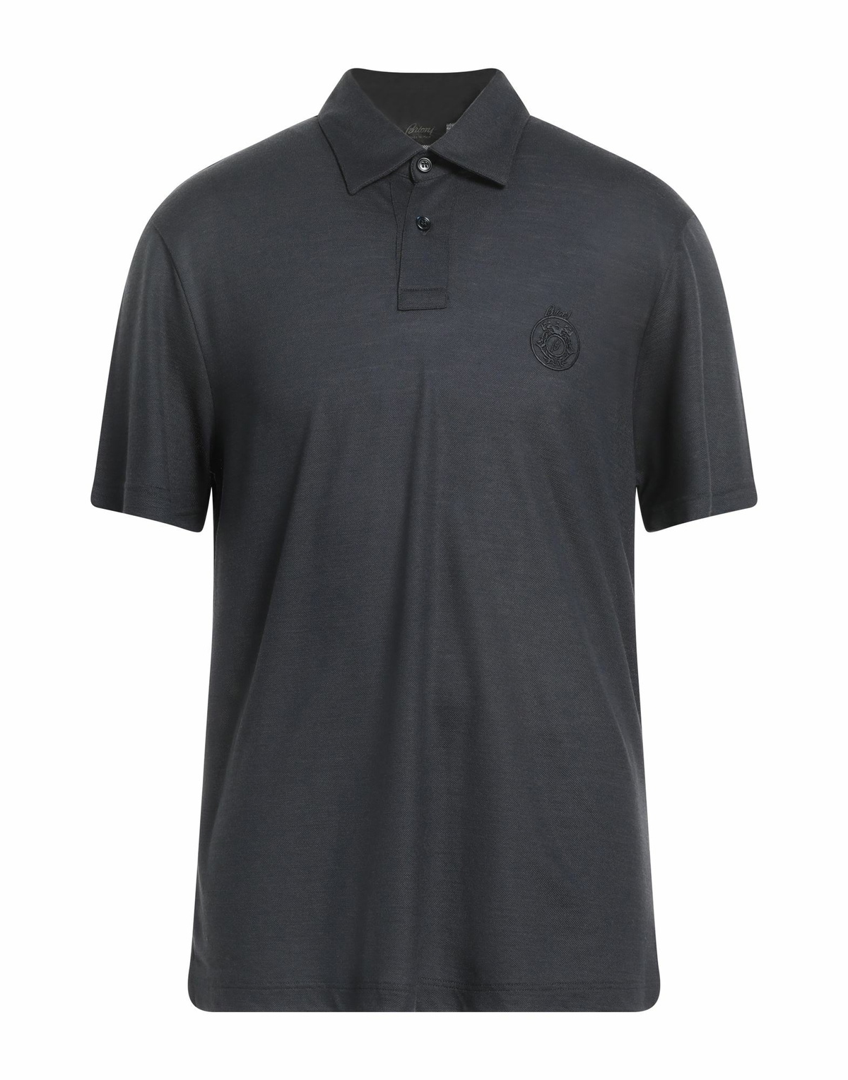 Brioni Mens Polo shirt Midnight in Blue