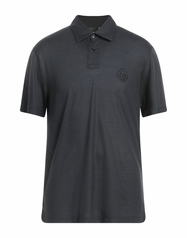 Photo: Brioni Mens Polo shirt Midnight in Blue