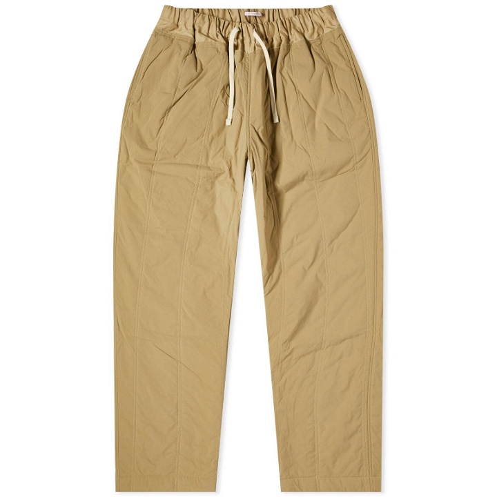 Photo: s.k manor hill Men's Nest Pant in Tan Quilted Nylon