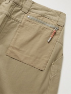 Folk - Architectural Association Tapered Ripstop-Panelled Cotton-Twill Trousers - Brown