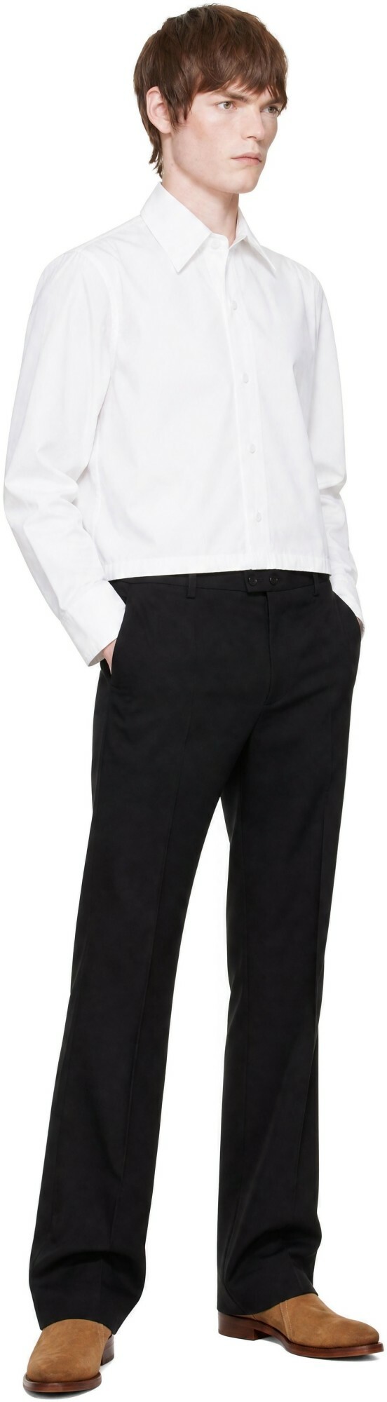 Jil Sander White 90 W Jewels Shirt