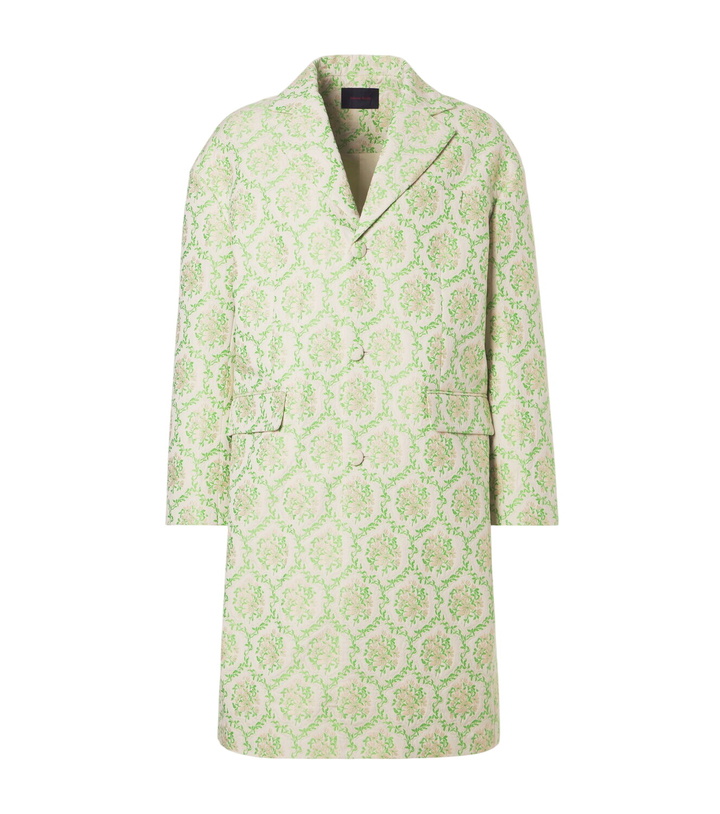 Photo: Simone Rocha Floral cotton-blend jacquard coat