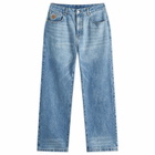Billionaire Boys Club Men's Astro Denim Jeans in Mid Wash Blue