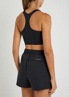 ON Train Stretch-nylon bra top Black