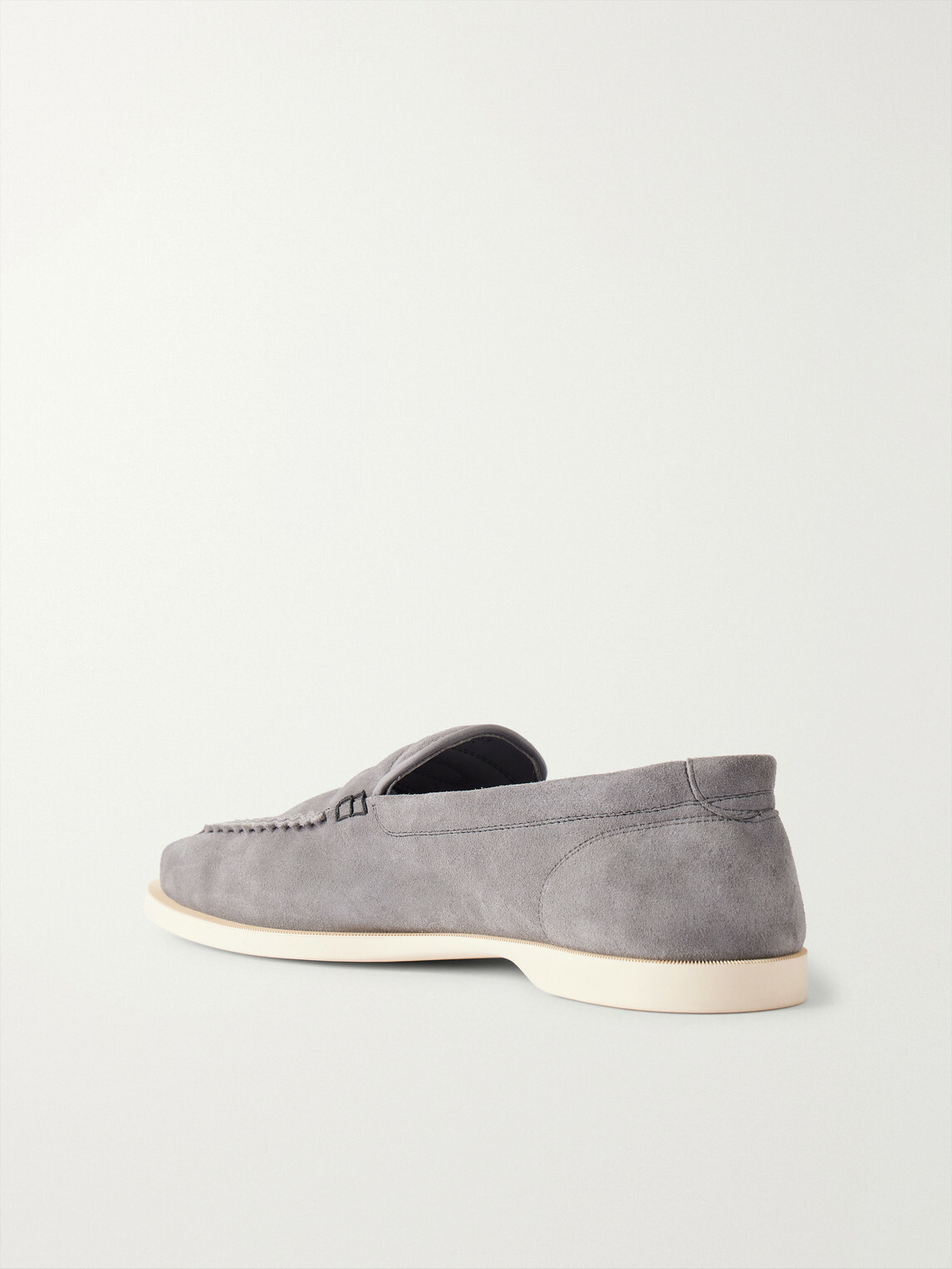 John Lobb - Pace Suede Loafers - Gray
