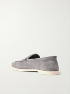 John Lobb - Pace Suede Loafers - Gray