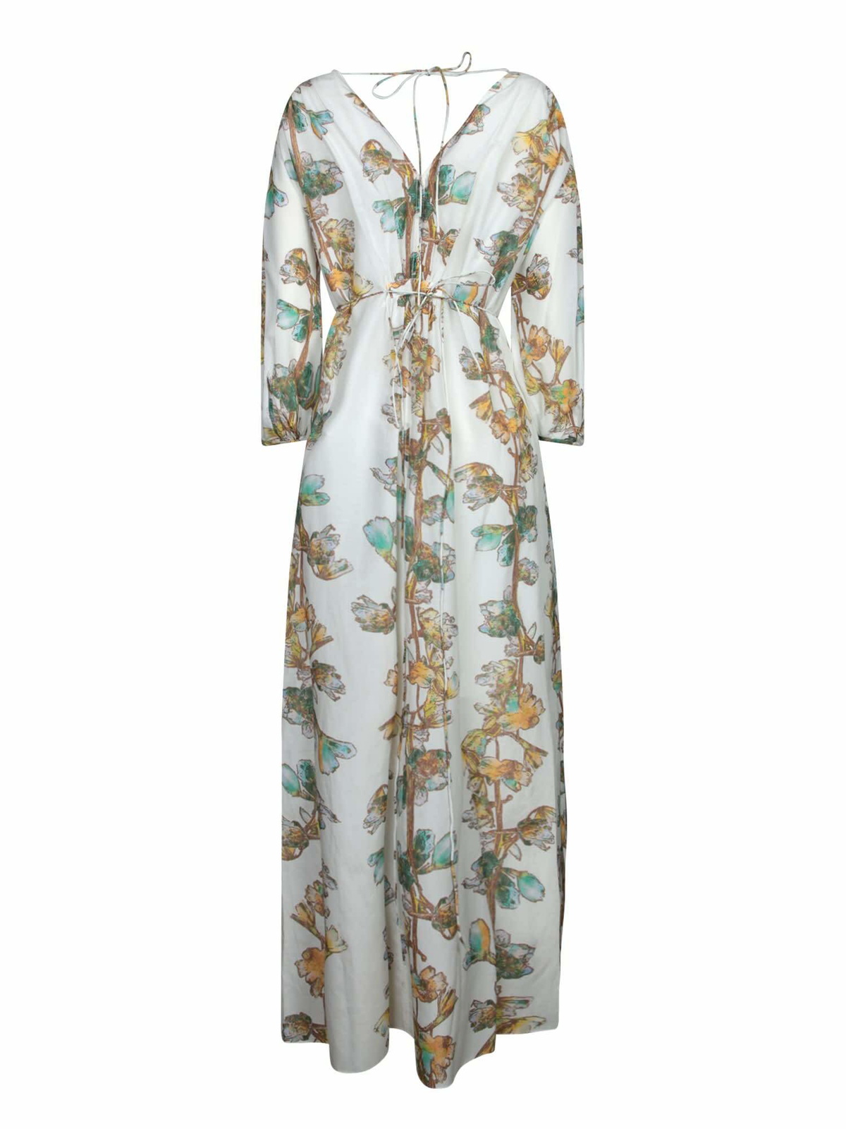 Paul Smith White Printed Long Dress