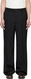 Second/Layer Black Relaxed Primo Trousers