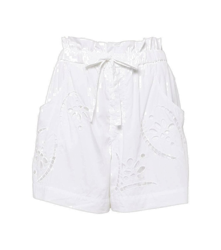 Photo: Isabel Marant Hidea broderie anglaise shorts