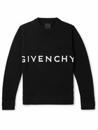 Givenchy - Logo-Intarsia Cotton Sweater - Black