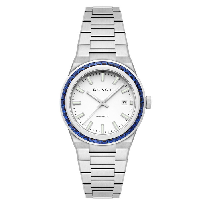 Photo: Duxot Alicante Rainbow White Dial Mens Watch DX-2075-33