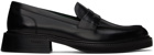 VINNY’s Black Heeled Townee Loafers