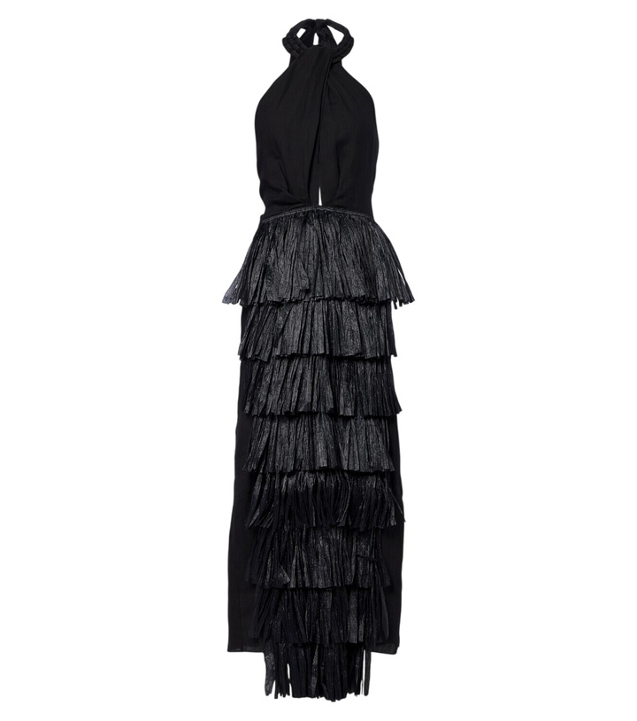 Photo: Johanna Ortiz Embellished linen dress