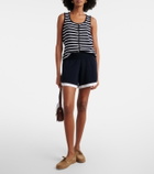 Jardin des Orangers Striped cashmere sweater vest