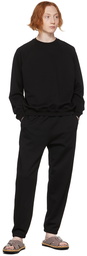 AURALEE Black Smooth Sweatshirt