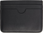 AMI Paris Black Smooth Leather Ami de Coeur Card Holder
