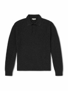 The Row - Leach Cashmere Polo Shirt - Black