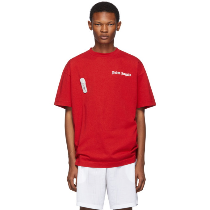Photo: Palm Angels Red New Basic T-Shirt