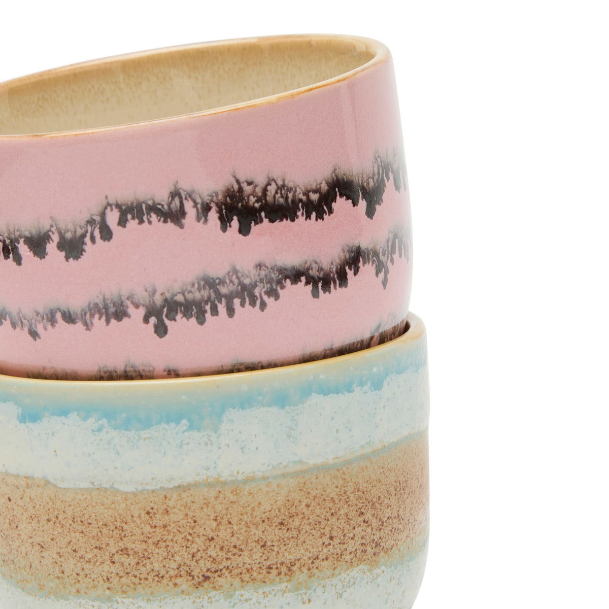 HKliving Café Cups - Set of 4 in Deco 