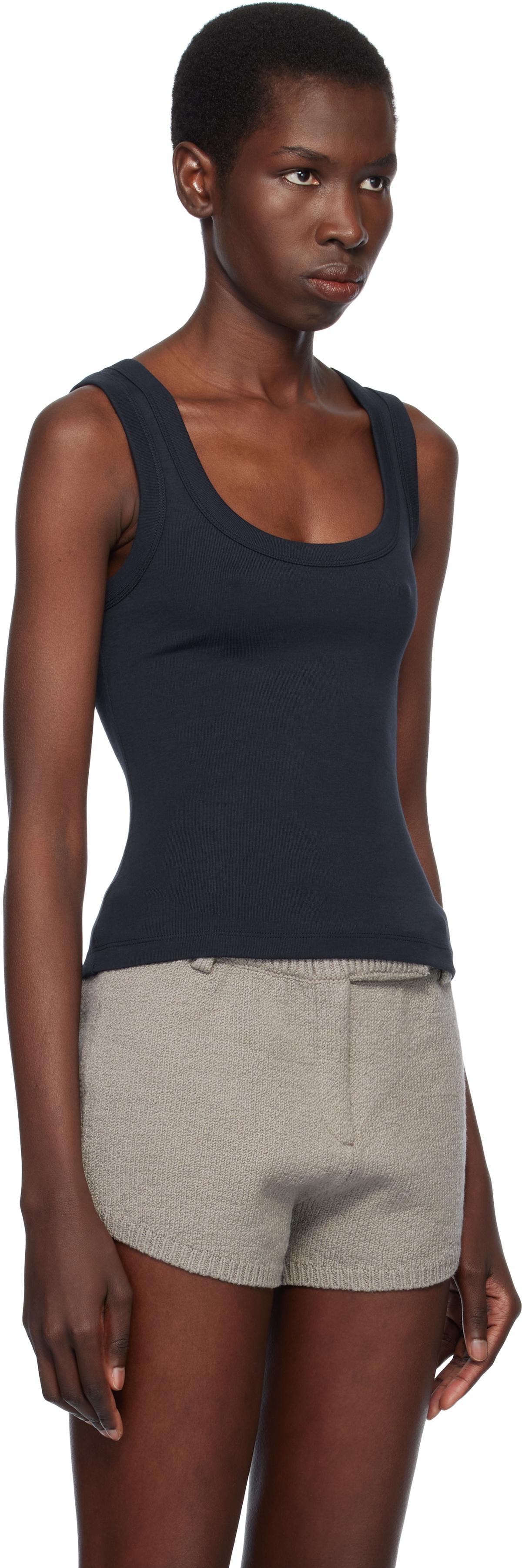 FLORE FLORE Navy Hillie Tank Top