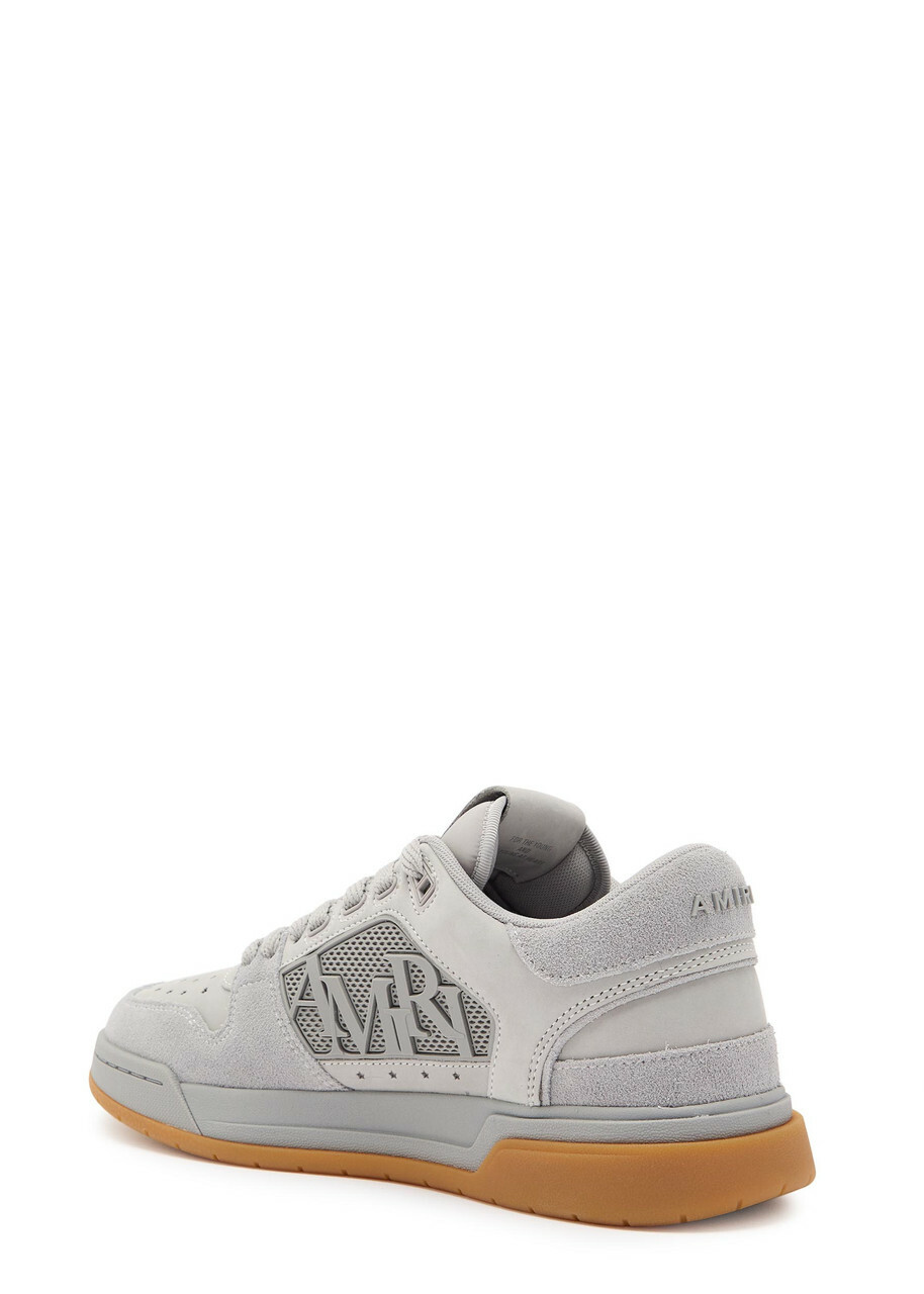 Amiri Classic Logo-appliquéd Suede Sneakers Grey