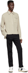 Rhude SSENSE Exclusive Beige Cotton Shirt