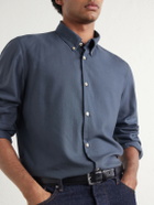 Boglioli - Button-Down Collar Twill Shirt - Gray